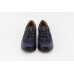 BIOBUT kék női bőr cipő